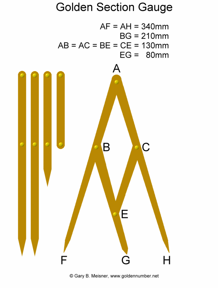 Golden Ratio Callipers