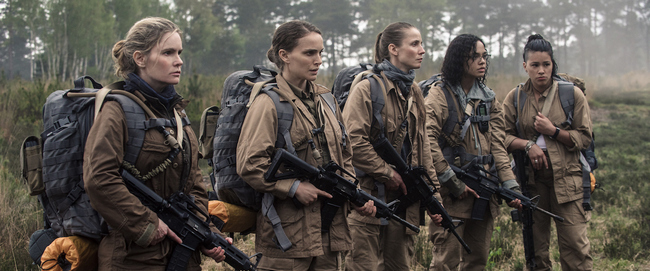 Good use of monotone neutrals. In some shots the actresses blend into the terrain. 