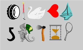 Number shapes to help memory