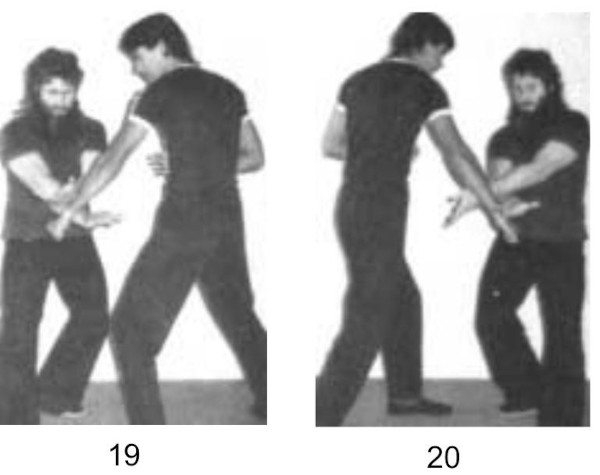 Erle Montaigue crossed arms parry