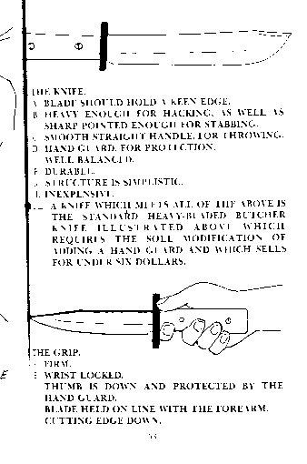 Herbert's ideas on fighting knives