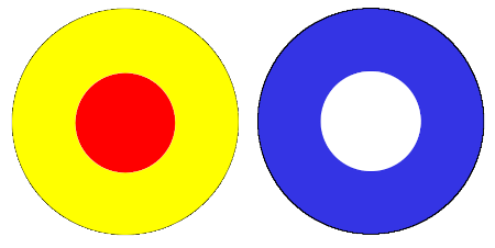 Signal disc, alternate sides